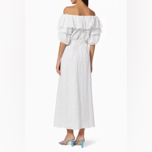 PAPER LONDON Gaga Frill Cotton Dress NWT - Picture 3 of 12